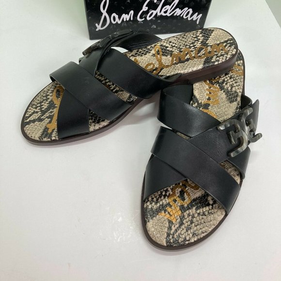 🌷 NEW Sam Edelman Ezra "Double E" Logo - Picture 3 of 7
